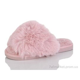 Фотография Тапки женские для дома Весна/осень Б1 рожевий (12 пар р.36-41) "Зручне взуття" недорого оптом от прямого поставщика