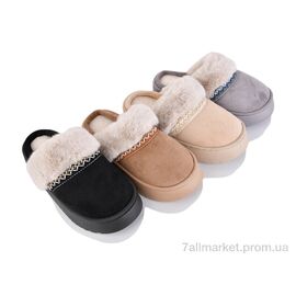 Тапки жіночі для будинку Зима SDQ33 mix (12 пар р.36-41) "JH-ЯН" недорого оптом від прямого постачальника