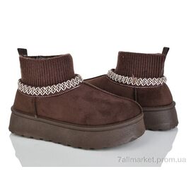 Фотография Угги женские утепленные зима 367-236 (8 пар р.36-41) "Бабочка-Mengfuna-AESD" недорого оптом от прямого поставщика