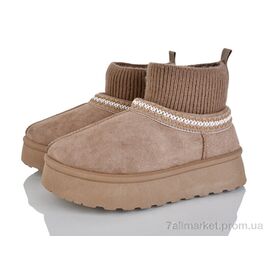 Фотография Угги женские утепленные зима 367-237 (8 пар р.36-41) "Бабочка-Mengfuna-AESD" недорого оптом от прямого поставщика