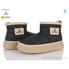 Черевики дитячі зручні Зима B5759 black (6 пар р.32-37) "Clibee-Doremi" недорого оптом від прямого постачальника