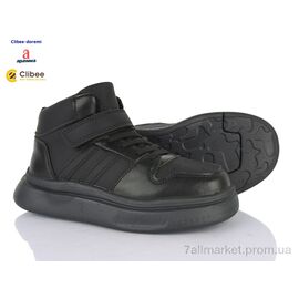 Фотография Кроссовки детские модные Весна/осень T6539 black (6 пар р.33-38) "Clibee-Doremi" недорого оптом от прямого поставщика
