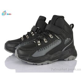 Черевики дитячі зручні Зима T702-3-2 (8 пар р.32-37) "BBT" недорого оптом від прямого постачальника