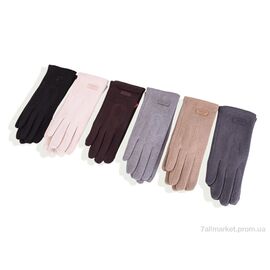 Рукавички жіночі Зима DC7 mix (12 шт. р.сітка6,5-8,5) "KUINH" недорого оптом від прямого постачальника