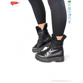 Черевики жіночі стильні Зима 022 ч.ш.хутро (6 пар р.36-40) "ARTO" недорого оптом від прямого постачальника