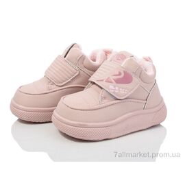 Фотография Кроссовки детские модные зима K3701C pink (8 пар р.22-27) "Ok Shoes" недорого оптом от прямого поставщика