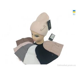 Фотография Женская шапка Весна/осень 0387 mix (5 шт. р.сетка One size) "Mabi" недорого оптом от прямого поставщика