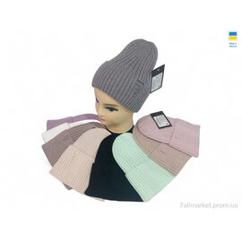 Фотография Женская шапка Весна/осень 0390 mix (5 шт. р.сетка One size) "Mabi" недорого оптом от прямого поставщика