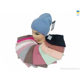 Фотография Женская шапка Весна/осень 0393 mix (5 шт. р.сетка One size) "Mabi" недорого оптом от прямого поставщика