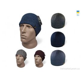 Шапка чоловіча Зима 0420 mix (5 шт. р.сіткаOne size) "Mabi" недорого оптом від прямого постачальника