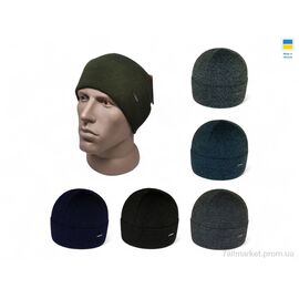 Шапка чоловіча Зима 0421 mix (5 шт. р.сіткаOne size) "Mabi" недорого оптом від прямого постачальника