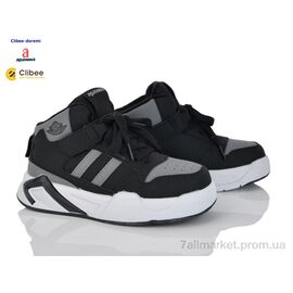 Кросівки дитячі модні Весна/осінь TB6526 black-grey (6 пар р.21-26) "Clibee-Doremi" недорого оптом від прямого постачальника
