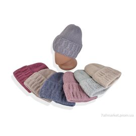 Фотография Женская шапка Зима Y137 mix (5 шт. р.сетка 54-58) "Red Hat" недорого оптом от прямого поставщика