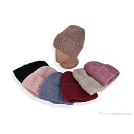 Фотография Женская шапка Зима Y138 mix (5 шт. р.сетка 54-58) "Red Hat" недорого оптом от прямого поставщика