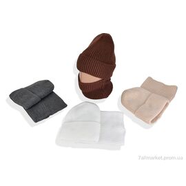 Фотография Женская шапка Зима Y149 mix (5 шт. р.сетка 50-54) "Red Hat" недорого оптом от прямого поставщика