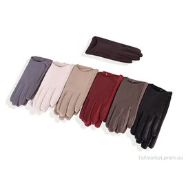 Фотография Перчатки женские Весна/осень MK01 mix (12 шт. р.сетка 6,5-8,5) "KUINH" недорого оптом от прямого поставщика