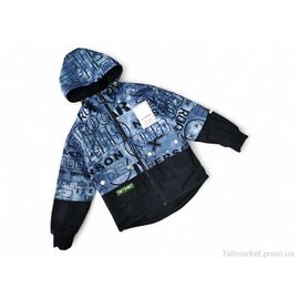 Куртка дитяча Весна/осінь 8826 синій (4 шт. р.сітка10-13) "Kids-modnik" недорого оптом від прямого постачальника