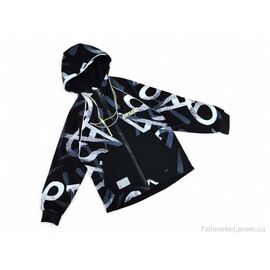 Куртка дитяча Весна/осінь 21085 чорний (4 шт. р.сітка10-13) "Kids-modnik" недорого оптом від прямого постачальника