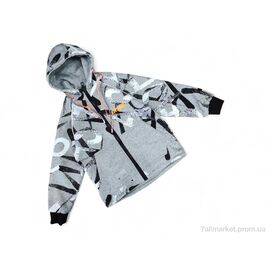 Куртка дитяча Весна/осінь 21085 сірий (4 шт. р.сітка10-13) "Kids-modnik" недорого оптом від прямого постачальника