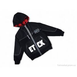 Куртка дитяча Весна/осінь 8817 чорний (4 шт. р.сітка10-13) "Kids-modnik" недорого оптом від прямого постачальника