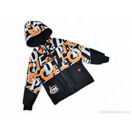 Куртка дитяча Весна/осінь 1820 помаранчевий (4 шт. р.сітка11-14) "Kids-modnik" недорого оптом від прямого постачальника