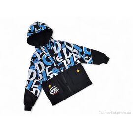 Куртка дитяча Весна/осінь 1820 блакитний (4 шт. р.сітка11-14) "Kids-modnik" недорого оптом від прямого постачальника