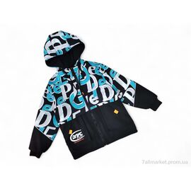 Куртка дитяча Весна/осінь 1820 бірюзовий (4 шт. р.сітка11-14) "Kids-modnik" недорого оптом від прямого постачальника