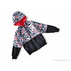 Куртка дитяча Весна/осінь 21008 червоний (4 шт. р.сітка10-13) "Kids-modnik" недорого оптом від прямого постачальника