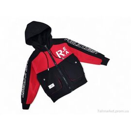 Куртка дитяча Весна/осінь 21015 червоний (4 шт. р.сітка9-12) "Kids-modnik" недорого оптом від прямого постачальника