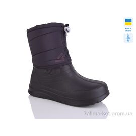 Чоботи з піни жіночі Зима 391-1 фіолет (6 пар р.37-41) "Крок" недорого оптом від прямого постачальника
