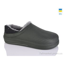 Калоші чоловічі Зима HM133 хакі (6 пар р.41-45) "Крок" недорого оптом від прямого постачальника