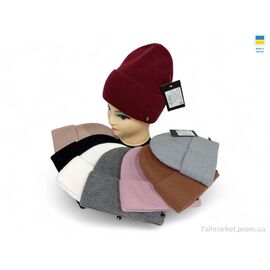 Жіноча шапка Зима 0427 mix (5 шт. р.сіткаOne size) "Mabi" недорого оптом від прямого постачальника