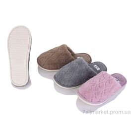 Тапки жіночі для будинку Зима M712 mix (6 пар р.36-41) "Vladimir" недорого оптом від прямого постачальника