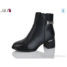 Фотография Ботинки женские стильные зима A2685 (8 пар р.36-41) "Aba" недорого оптом от прямого поставщика