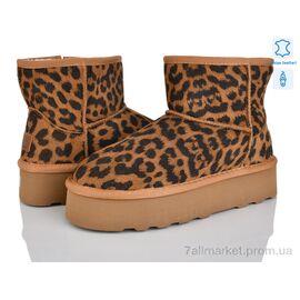 Уггі жіночі утеплені Зима 4224-5854 camel (6 пар р.36-41) "Мир" недорого оптом від прямого постачальника