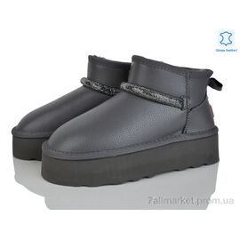 Уггі жіночі утеплені Зима 4224-5853-4 grey (6 пар р.36-41) "Мир" недорого оптом від прямого постачальника