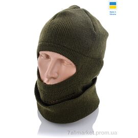 Фотография Балаклава мужская Зима L1-4 green (5 шт. р.сетка 56-60) "Kindzer" недорого оптом от прямого поставщика