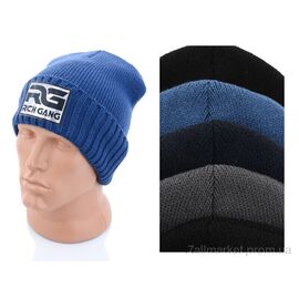 Шапка чоловіча Зима 23 mix (5 шт. р.сіткаOne size) "Kindzer" недорого оптом від прямого постачальника