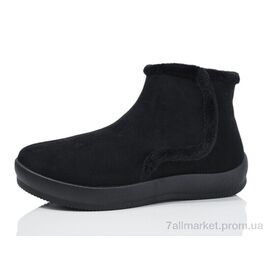 Черевики жіночі стильні Зима AD21 ч.з. (8 пар р.37-42) "M&L  Alex13" недорого оптом від прямого постачальника