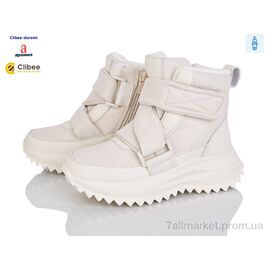 Черевики дитячі зручні Зима HC613 beige (6 пар р.32-37) "Clibee-Doremi" недорого оптом від прямого постачальника
