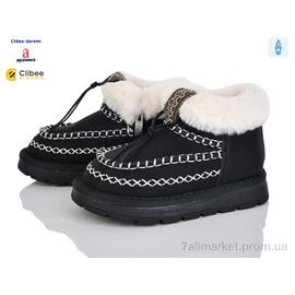 Черевики дитячі зручні Зима E3 black (8 пар р.28-32) "Clibee-Doremi" недорого оптом від прямого постачальника