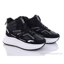 Фотография Ботинки женские стильные зима YB022-1 (8 пар р.36-41) "Ok Shoes" недорого оптом от прямого поставщика