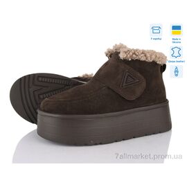 Фотография Угги женские утепленные зима Y15 коричневий з. (6 пар р.36-41) "Stella" недорого оптом от прямого поставщика