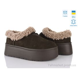 Фотография Угги женские утепленные зима Y13 коричневий з. (6 пар р.36-41) "Stella" недорого оптом от прямого поставщика