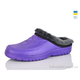 Сабо для жінок літні Зима Ж64 бузок (6 пар р.36-41) "Inblue" недорого оптом від прямого постачальника