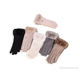 Фотография Перчатки женские Зима D3 mix (10 шт. р.сетка 6,5-8,5) "KUINH" недорого оптом от прямого поставщика