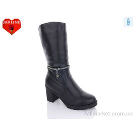 Чоботи жіночі зручні Зима 307 (6 пар р.36-40) "Jiao Li Mei" недорого оптом від прямого постачальника