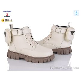 Черевики дитячі зручні Зима B7 beige (8 пар р.31-36) "Clibee-Doremi" недорого оптом від прямого постачальника