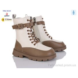 Черевики дитячі зручні Зима B6207 beige (8 пар р.31-36) "Clibee-Doremi" недорого оптом від прямого постачальника
