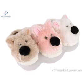 Тапки жіночі для будинку Зима 24-240 mix (10 пар р.36-41) "Acorus" недорого оптом від прямого постачальника